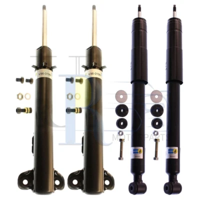 Conjunto de puntal amortiguador trasero delantero 4 piezas para Mercedes-Benz 190D 1984-1989 Foto 1 de 4