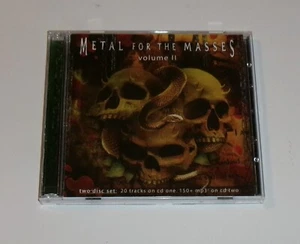 Metal For The Masses Vol II - Various Artists 2003 CD+ MP3 CD Near Mint 180 Trax - Picture 1 of 12