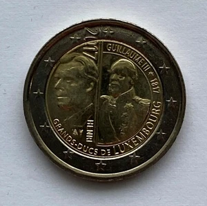 LUXEMBOURG - 2 € Euro commemorative coin 2017 - Grand-Duke Guillaume III - Picture 1 of 2