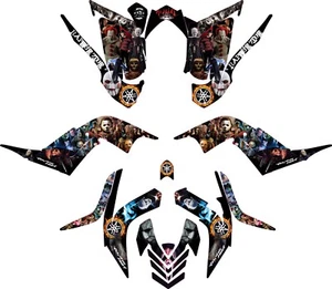 Fits Yamaha Raptor 700R Graphics Kit 2006 2007 2008 2009 2010 2011 2012 decals - Picture 1 of 1