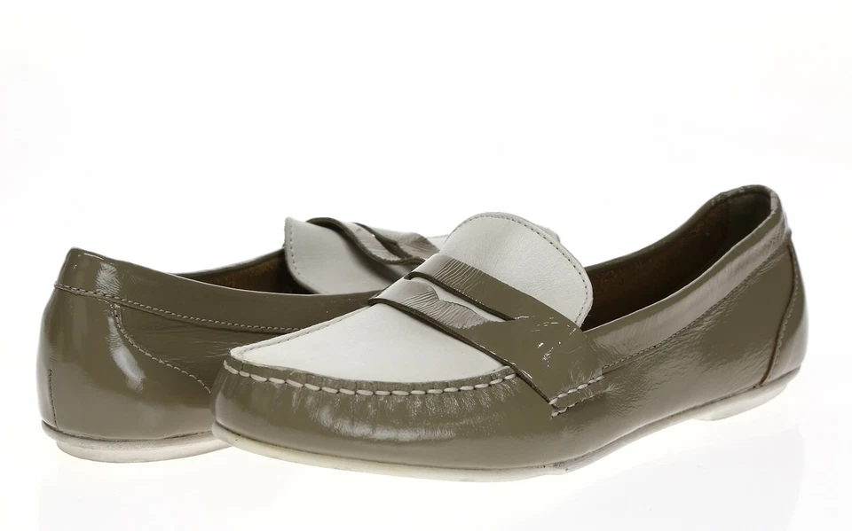 Mocasines de charol verde oliva COLE HAAN para mujer talla 6 M 221338 Foto 1 de 4