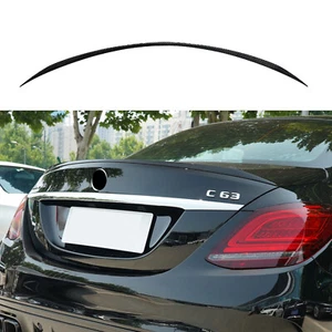 Rear Trunk Spoiler Lip For Mercedes W205 C180 C200 C43 C63 AMG 2015-2021 CB Look - Picture 1 of 8