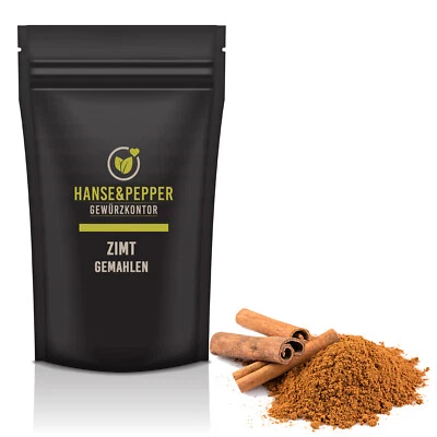 250g Zimt gemahlen Zimtpulver Cinnamon natürlich vom Hanse&Pepper Gewürzkontor - Bild 1 von 2