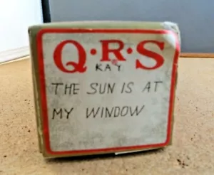 Vintage QRS Player Klavier Musik Rolle Die Sonne ist an meinem Fenster in Box - Bild 1 von 2
