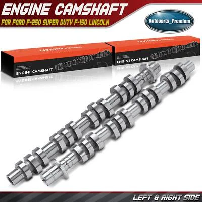 2x Árbol de levas del motor izquierdo y derecho para Ford F-250 Super Duty F-150 Lincoln Mercury Foto 1 de 4