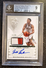 2014/15 National Treasures Jabari Parker RPA /99 Kobe's All Rookie Team BGS 9/10