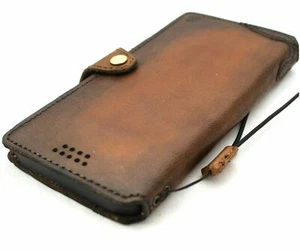 Funda de Cuero Genuino Fo Apple iPhone 12 PRO Billetera De Colección Cubierta Libro Grano Completo - Imagen 1 de 10
