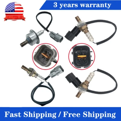 4pcs Upstream+Downstream Oxygen Sensor For 2007 2008 2009 Hyundai Santa Fe 2.7L - Image 1 of 4