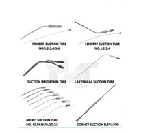 Frazier Suction Tube Suction Irrigation Tube Gorney Suction Elevator ENT Set