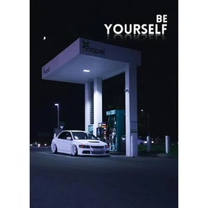 Motivational Poster Mitsubishi Evo 8 Inspiring Text #006 - Picture 1 of 14