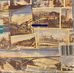 New Vintage Cleo Gift Wrap Paper Photos OfTravel Vacation Spots Famous Locations - Picture 1 of 3
