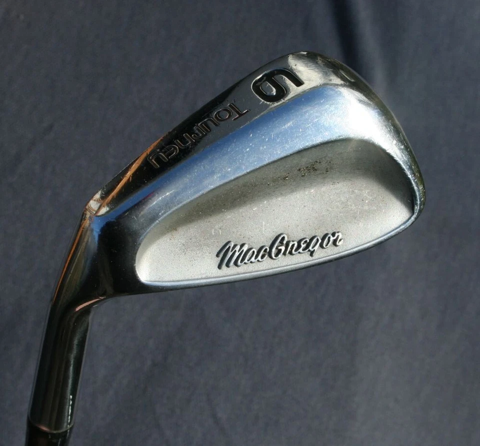 Left Hand MacGregor Tourney # 9 Iron with Original Medium Flex Steel Shaft - Image 1 of 4