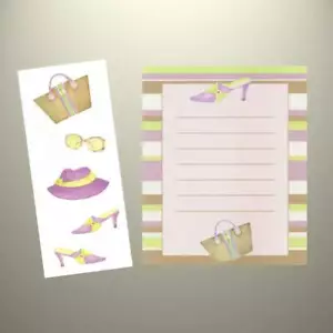 NUEVO Creative Memories - Kit TTY - SOMBRERO, BOLSO, GAFAS DE SOL Y ZAPATOS - Imagen 1 de 2