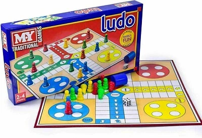 New Traditional Ludo Board Game Kid Children Adult Family Fun Play Game Family - Image 1 of 4