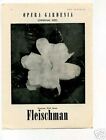 Fleischman Opera Gardenia 1940&#39;s Original Vintage Ad