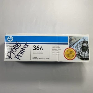 Cartuccia toner nero originale HP 36A CB436A OEM NUOVA SCATOLA SIGILLATA - Foto 1 di 9