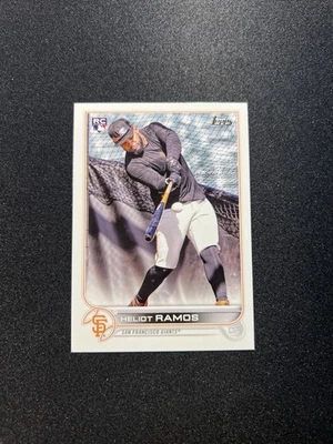 2022 Topps Update #US154 Heliot Ramos RC Photo Variation SP Giants - Image 1 of 2