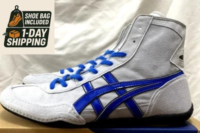 Cordones Opt Blue: Asics Wrestling EX-EO 1083A001 gris x azul x negro Foto 1 de 4