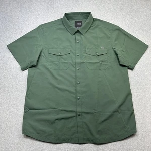 5.11 Tactical Marksman Short Sleeve Shirt Mens XL Green Button Down UPF 50+ - Picture 1 of 16