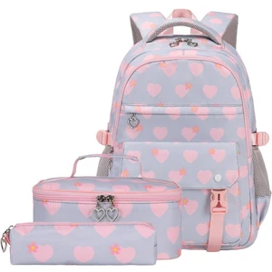 3Pcs School Backpack for Girls Bookbag set Primary School Bags Daypack Elemen... - Picture 1 of 9