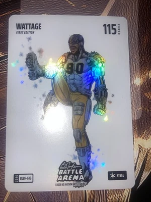 2026 Bo Jackson Battle Arena Griffey Set Blizzard Battlefoil Steel Wattage - Image 1 of 2