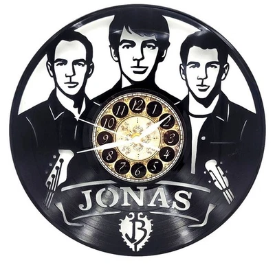 JONAS BROTHERS | Vinyl Record Clock | Music lover Gift | FREE SHIPPING! - Image 1 of 2