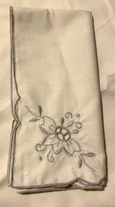 De Colección Juego de 8 Servilletas de Cena Madeira Portugal Bordadas Corte Trabajo Lino 17X17" - Imagen 1 de 6