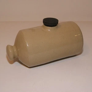Antike / Vintage Wärmflasche aus Steinzeug - Fuß / Bettwärmer - Bild 1 von 9