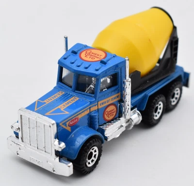 Matchbox Superfast #19 Peterbilt Cement Truck Kwik Set Cement. Made in Macao - Immagine 1 di 4