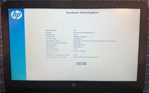 HP Laptop HP 255 G5 NOTEBOOK PC 15,6 3020e 1,2GHz 4GB RAM 128GB HDD - Bild 1 von 7