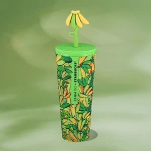 FARM RIO + STARBUCKS Tablero Banana Vaso Frío - Imagen 1 de 6