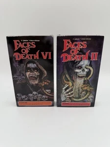 Faces Of Death VHS 6 & 2 - Imagen 1 de 6