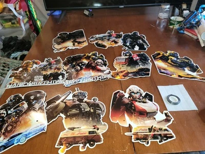 10pc Transformers HAPPY BIRTHDAY CUTOUTS OR BANNER PT8 - Image 1 of 4