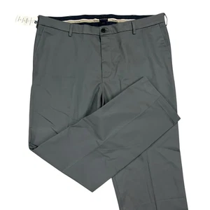 Dockers Signature Khaki Classic Fit Pants Mens 42X34 Gray Lux Cotton Stretch New - Picture 1 of 14