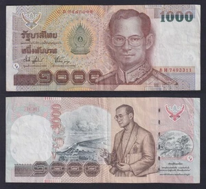Banconota Thailandia 1000 baht 2000 P.-108 BB/VF - Imagen 1 de 1