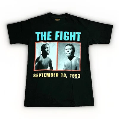 Vintage 1993 Brockum The Fight Whitaker vs Chavez USA Mexico Shirt Large CLEAN - Image 1 of 4