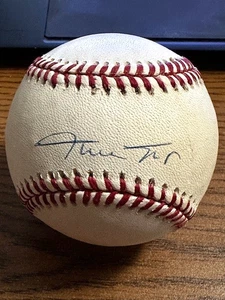 WILLIE MAYS 3 SIGNED AUTOGRAPHED ONL BASEBALL! Giants! HOF! - Picture 1 of 2