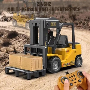 Spray Toys Rechargeable Remote Control Forklift Electric Car Crane - Picture 1 of 23