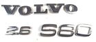 99 00 01 02 Volvo S80 2.6 Emblem Set Badge Rear Logo OEM 1999-2002 Volvo S80