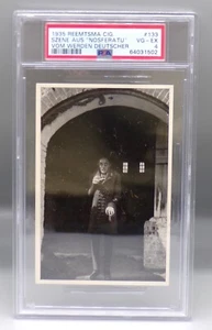 RARE 1935 Reemtsma German Tobacco NOSFERATU PSA 4 card GRAIL Horror VAMPIRE !!! - Picture 1 of 4