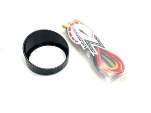 52mm / 2'' Gauge Cap Sun Visor Cover Surround Protector Gauge Pod Hood Black - Picture 1 of 6