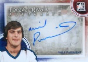 12-13 itg game forever rivals base wilf paiement maple leafs autograph auto - Picture 1 of 2