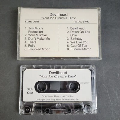 RARE PROMO Devilhead CASSETTE TAPE Your Ice Cream's Dirty Promotional - Image 1 of 3
