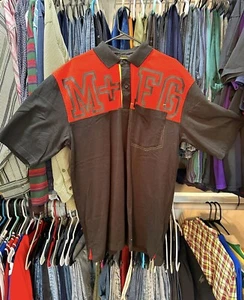 Marithe Francois Girbaud 90er Jahre Vintage Herren Poloshirt Größe Large  - Bild 1 von 9