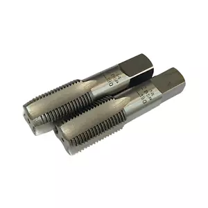 BSP TAPS SET OF 2 MANY SIZES AVAILABLE THREADING 1/8" - 1" RDGTOOLS - Picture 1 of 9