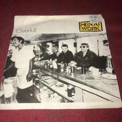 Men At Work - Overkill 7in 1983 (VG+/VG+) ' - Image 1 of 4
