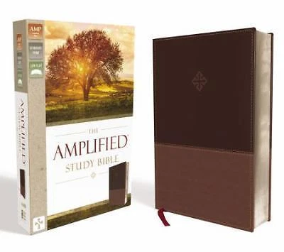 The Amplified Study Bible, Leathersoft, Brown [Large Print] - Image 1 of 1