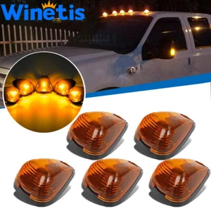 Kit de luces marcador de techo LED de cabina ámbar 5X para 99-15 Ford F250 F350 F450 Super Duty - Imagen 1 de 12