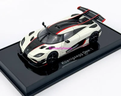 AUTOart 1:64 White One 1 Super Racing Sports Model Car ABS - Image 1 of 4