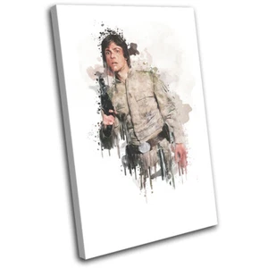 Luke Skywalker Starwars Movie Greats SINGLE CANVAS WALL ART Picture Print - Picture 1 of 1
